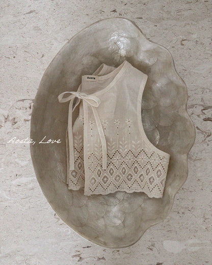 [PRE-ORDER] Lace Jenny Open Vest