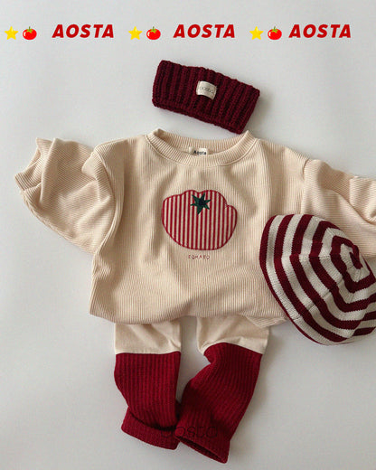 Tomato Sweatshirts [Ivory/M(1-2yr)]