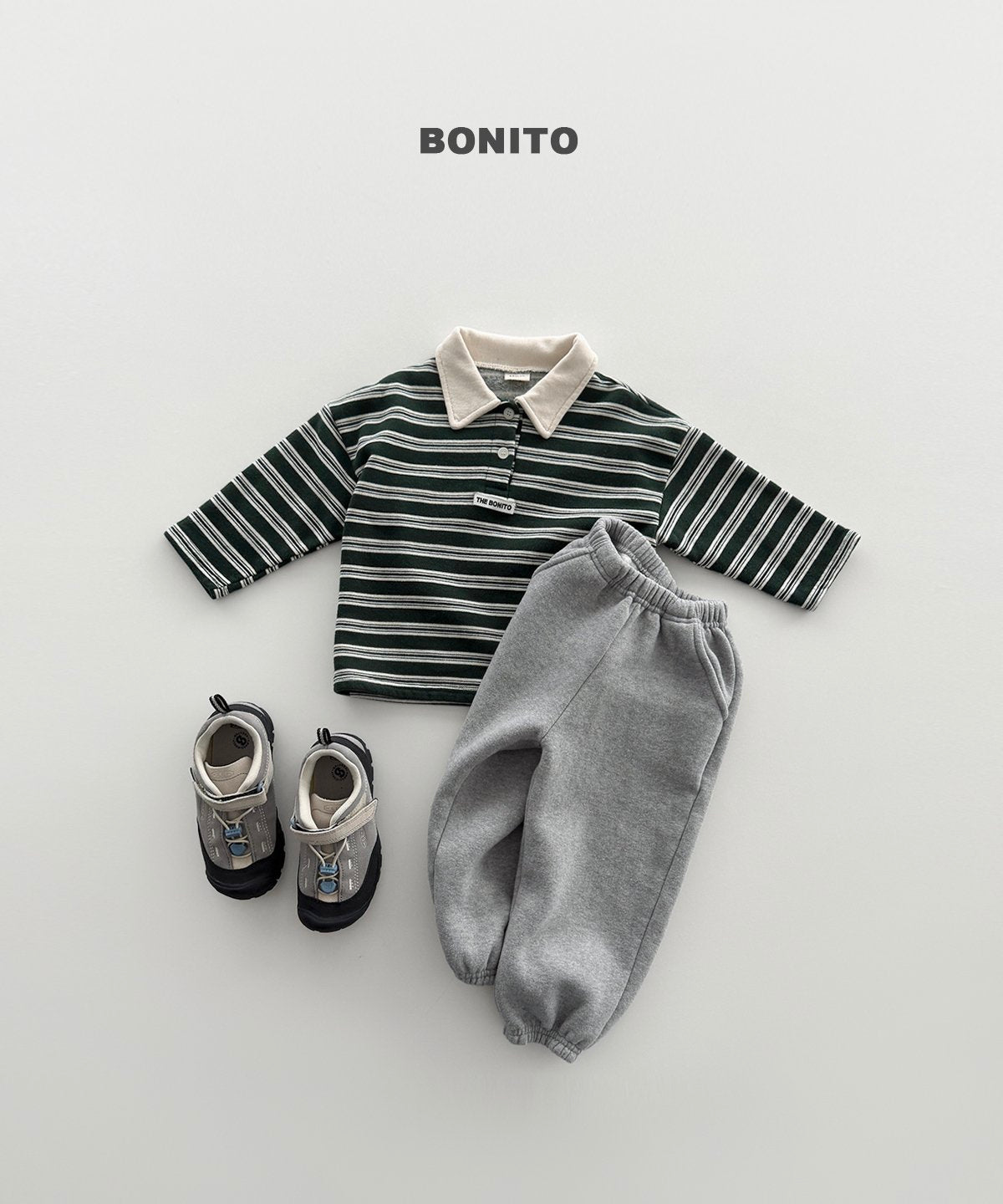 [PRE-ORDER] Stripe Choco Collar T-Shirts