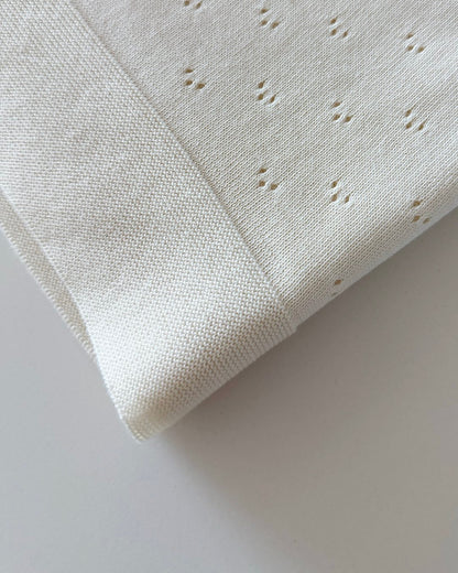 [PRE-ORDER] Eyelet Knit Blanket