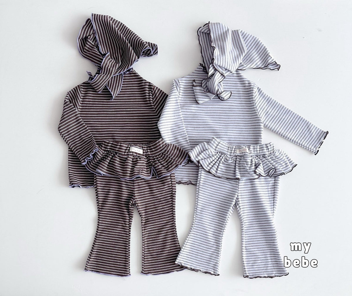 [PRE-ORDER] Stripe Half Turtleneck T-Shirts