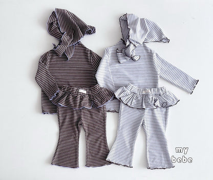 [PRE-ORDER] Stripe Half Turtleneck T-Shirts