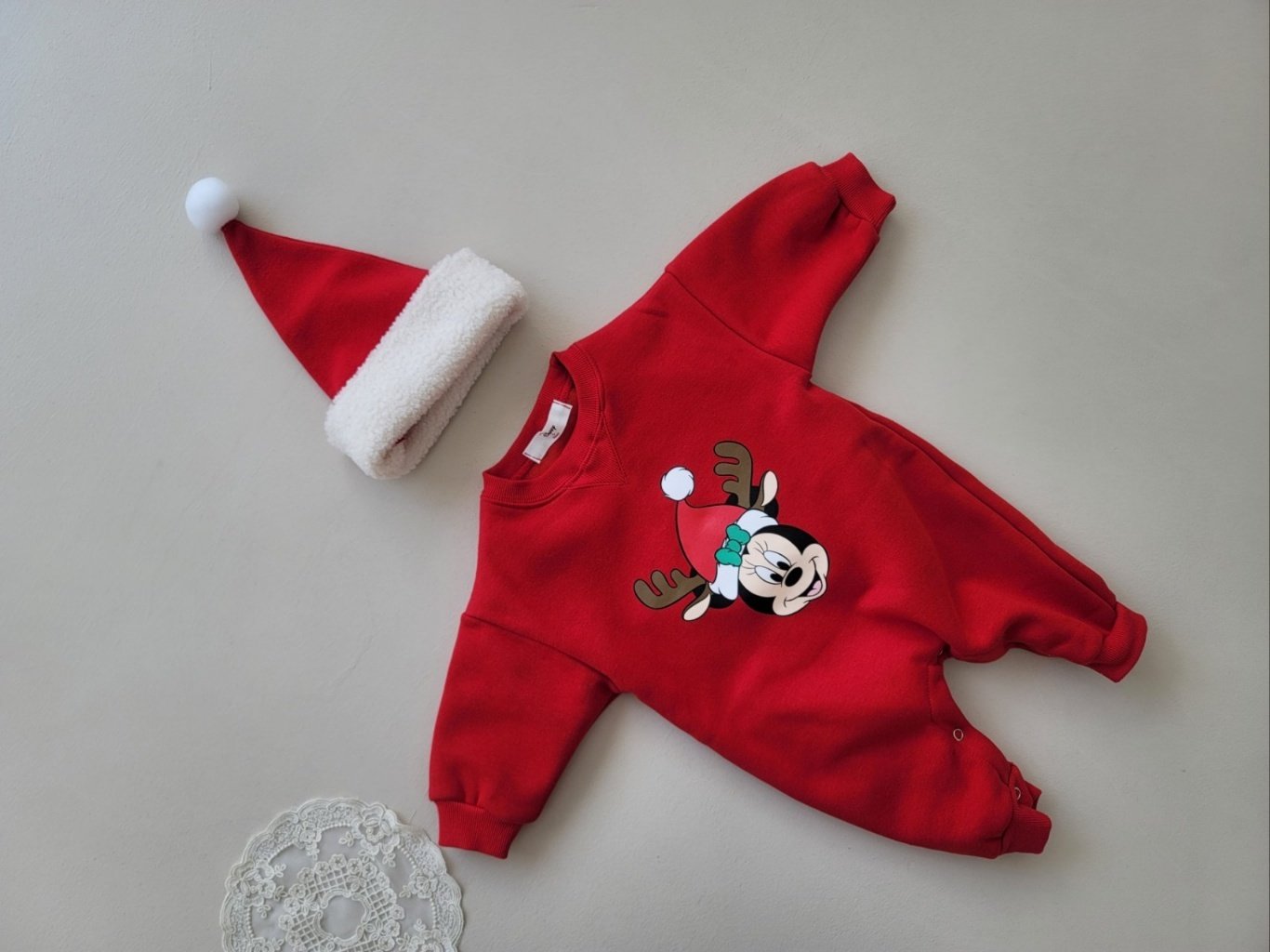 [PRE-ORDER] Rudolf Body Suit + Santa Hat Set