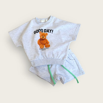 [PRE-ORDER] Good Day Bear Top Bottom Set
