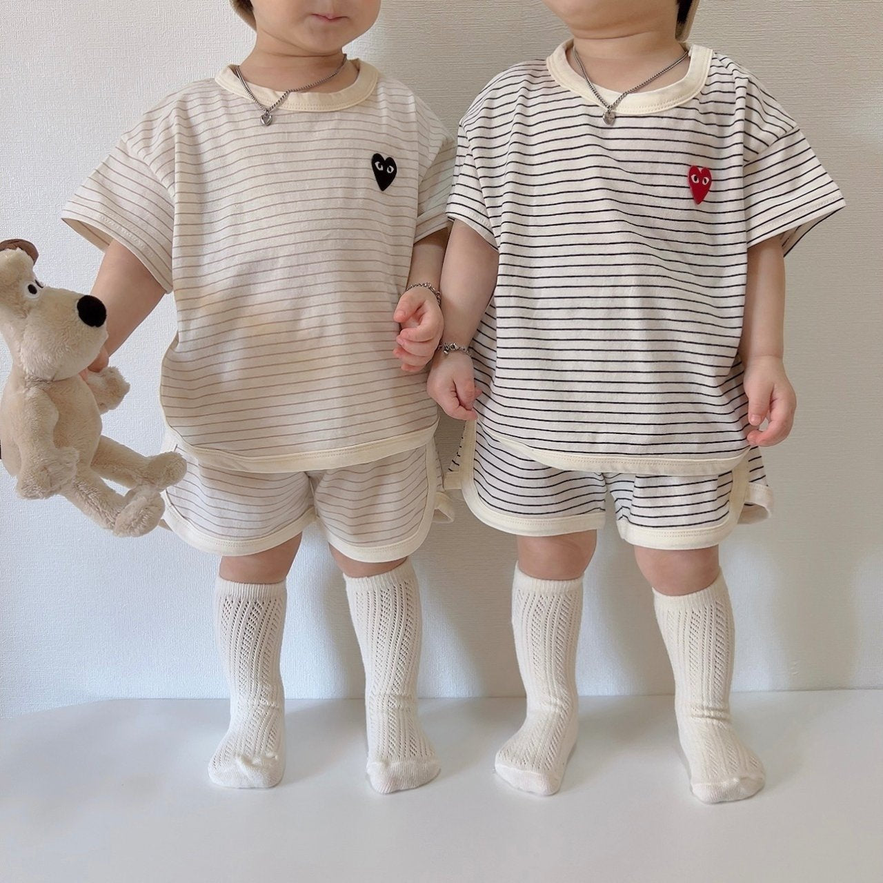 [PRE-ORDER] Simple Heart Top Bottom Set