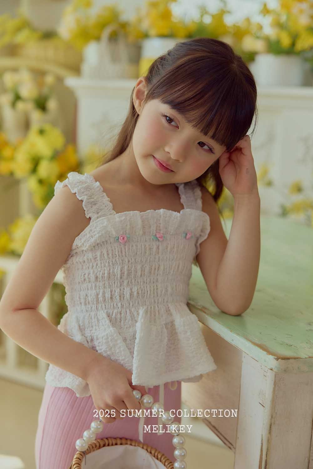 Three Rose Blouse [M(3-4yr)]