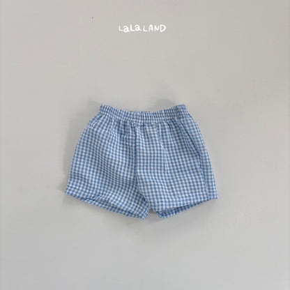 Check Baby Shorts [Olive/6m]