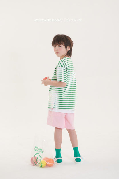Saint T-Shirts [Ivory-Red/5/S(2-3yr)]
