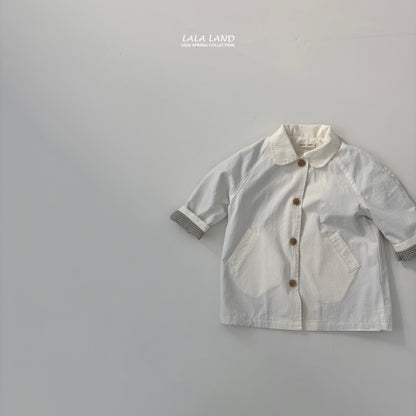 Spring Trench Coat [Cream/M(3-4yr)]