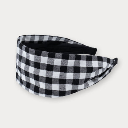 [PRE-ORDER] Check Wide Hair Band