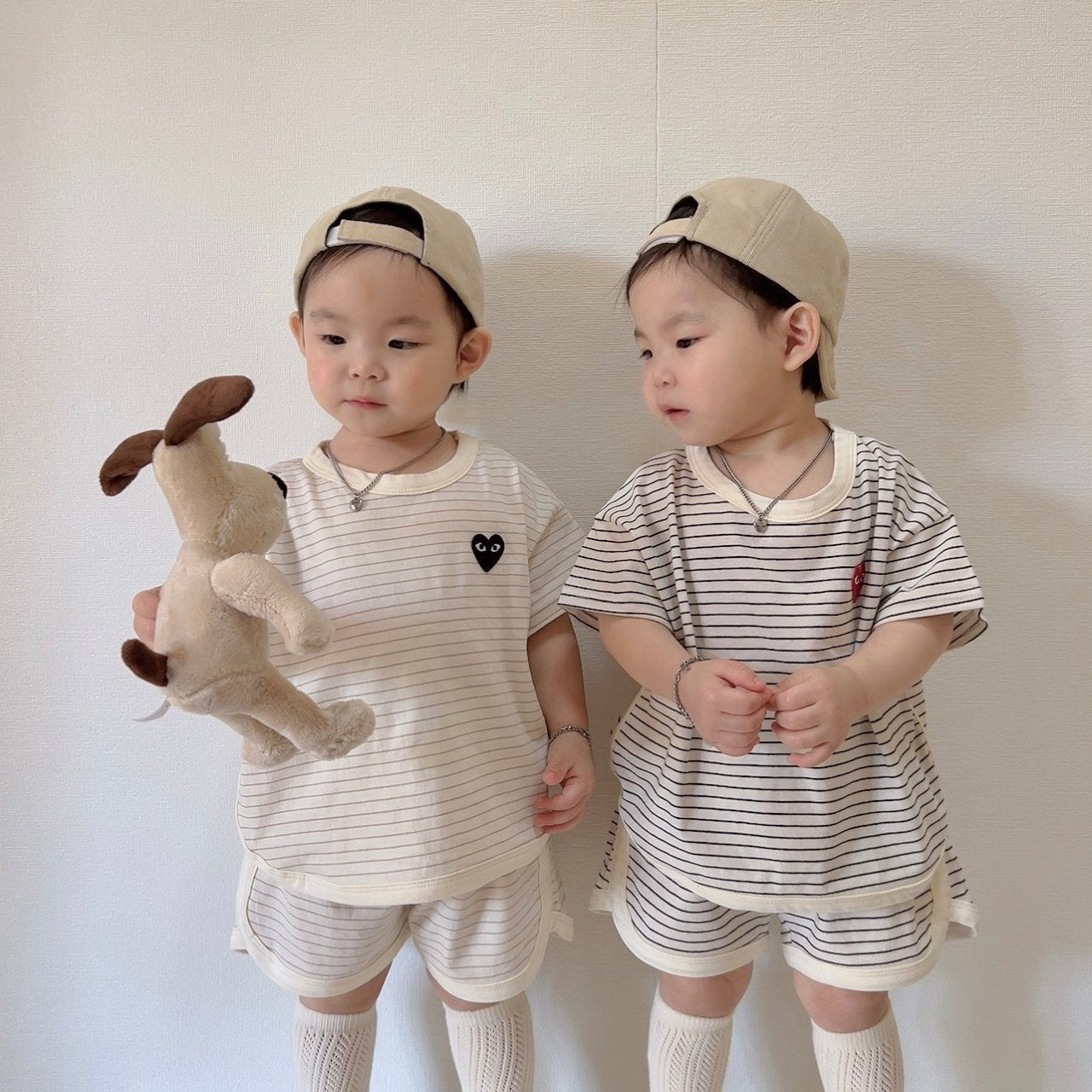 [PRE-ORDER] Simple Heart Top Bottom Set