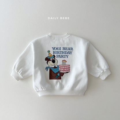 Birthday Sweatshirts [Ivory,White Melange/XS(1-2yr)]