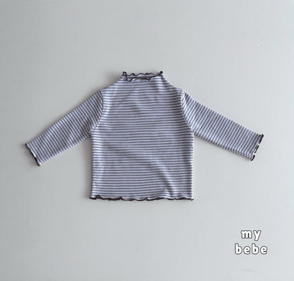 [PRE-ORDER] Stripe Half Turtleneck T-Shirts