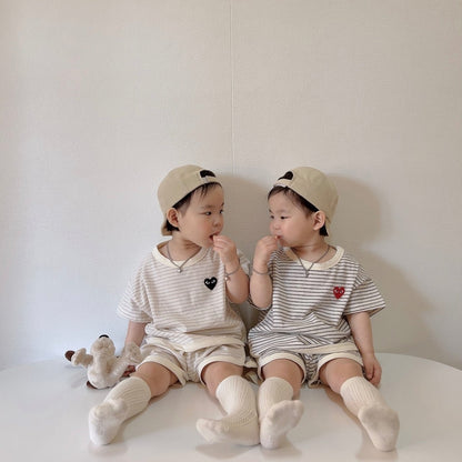 [PRE-ORDER] Simple Heart Top Bottom Set