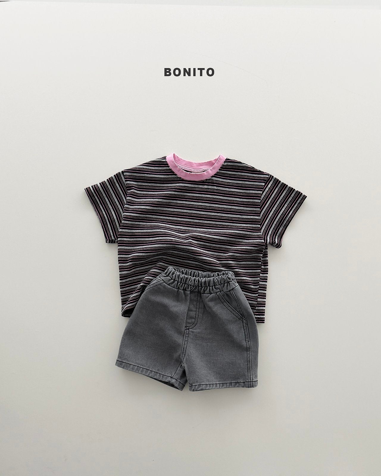 [PRE-ORDER] Uni Stripe Color Block T-Shirts