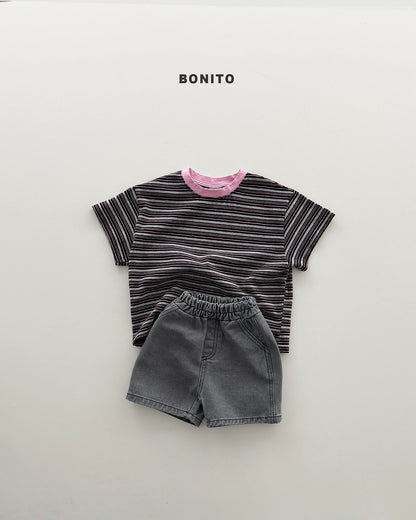 [PRE-ORDER] Uni Stripe Color Block T-Shirts