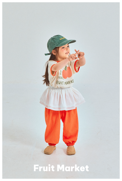 [PRE-ORDER] Pom Pom T-Shirts+Tank Top+Pants Set