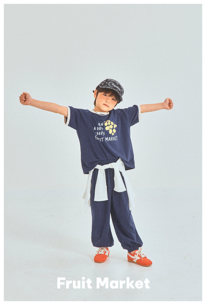 [PRE-ORDER] Pom Pom T-Shirts+Tank Top+Pants Set