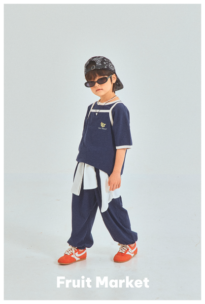 [PRE-ORDER] Pom Pom T-Shirts+Tank Top+Pants Set