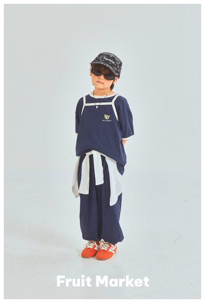 [PRE-ORDER] Pom Pom T-Shirts+Tank Top+Pants Set