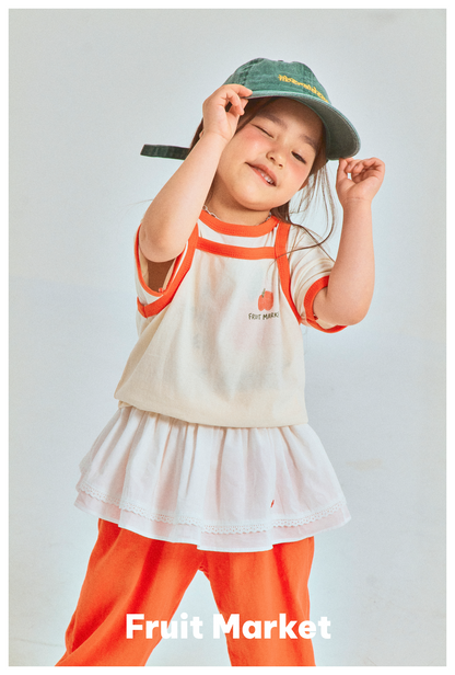 [PRE-ORDER] Pom Pom T-Shirts+Tank Top+Pants Set