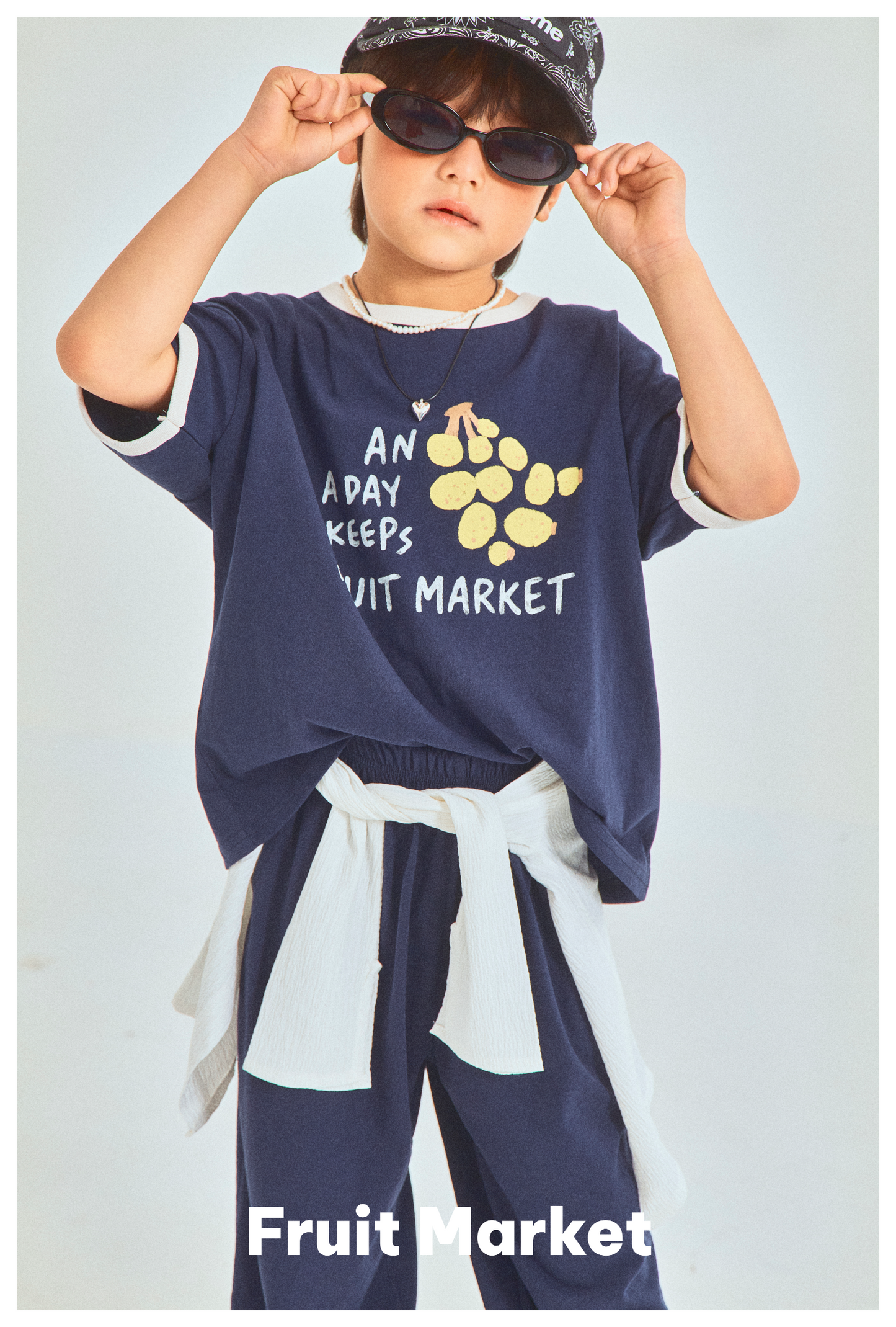 [PRE-ORDER] Pom Pom T-Shirts+Tank Top+Pants Set