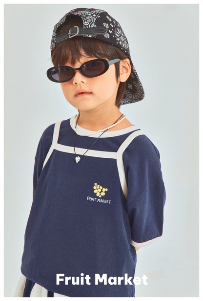 [PRE-ORDER] Pom Pom T-Shirts+Tank Top+Pants Set