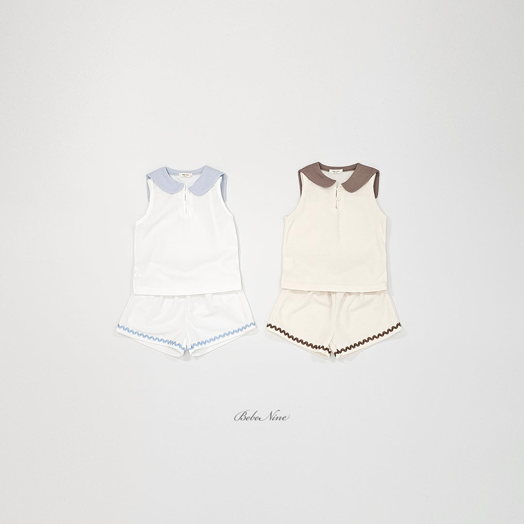 [PRE-ORDER] Collar Top Bottom Set