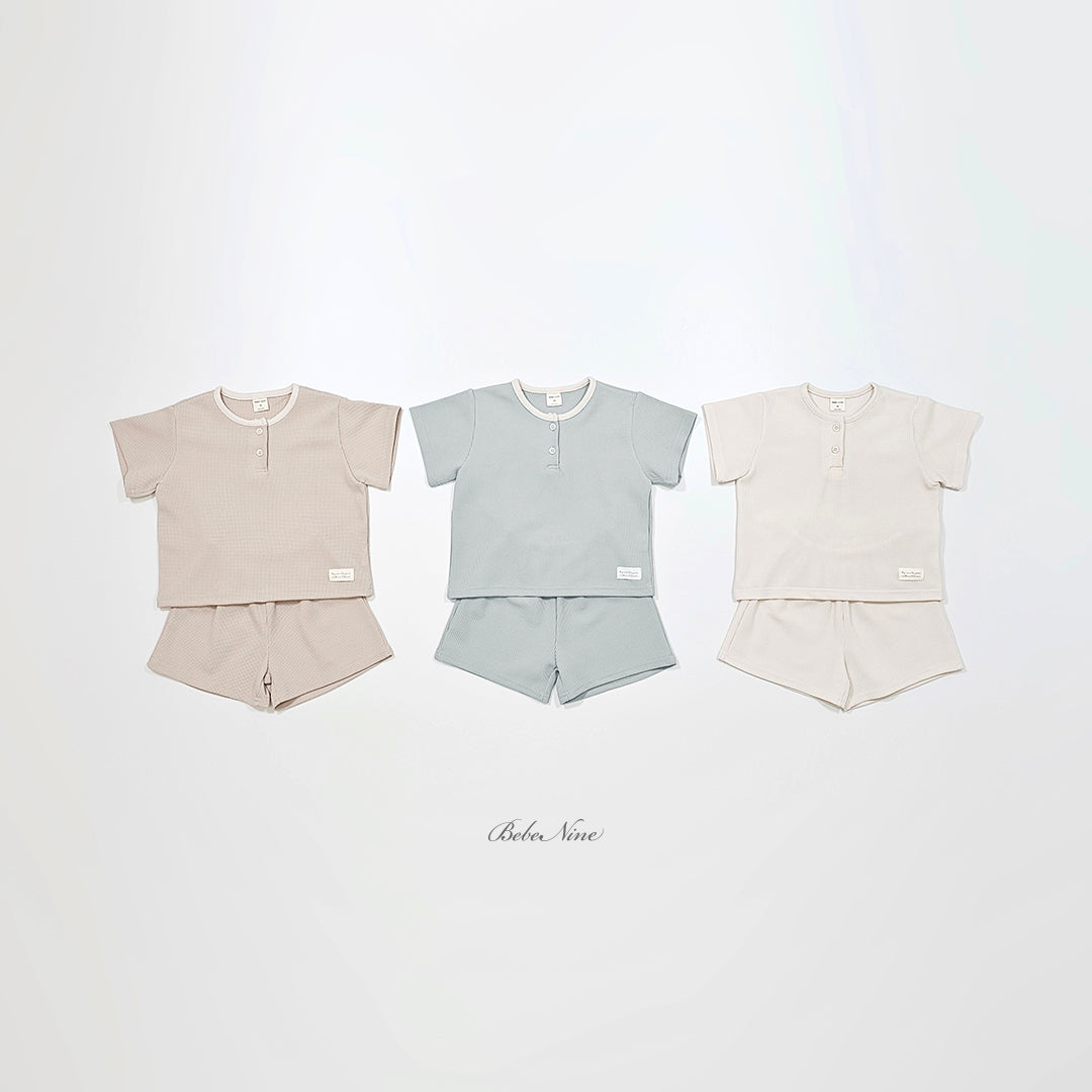 [PRE-ORDER] Carrie Waffle Top Bottom Set