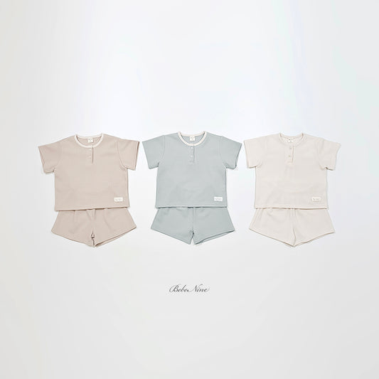 [PRE-ORDER] Carrie Waffle Top Bottom Set