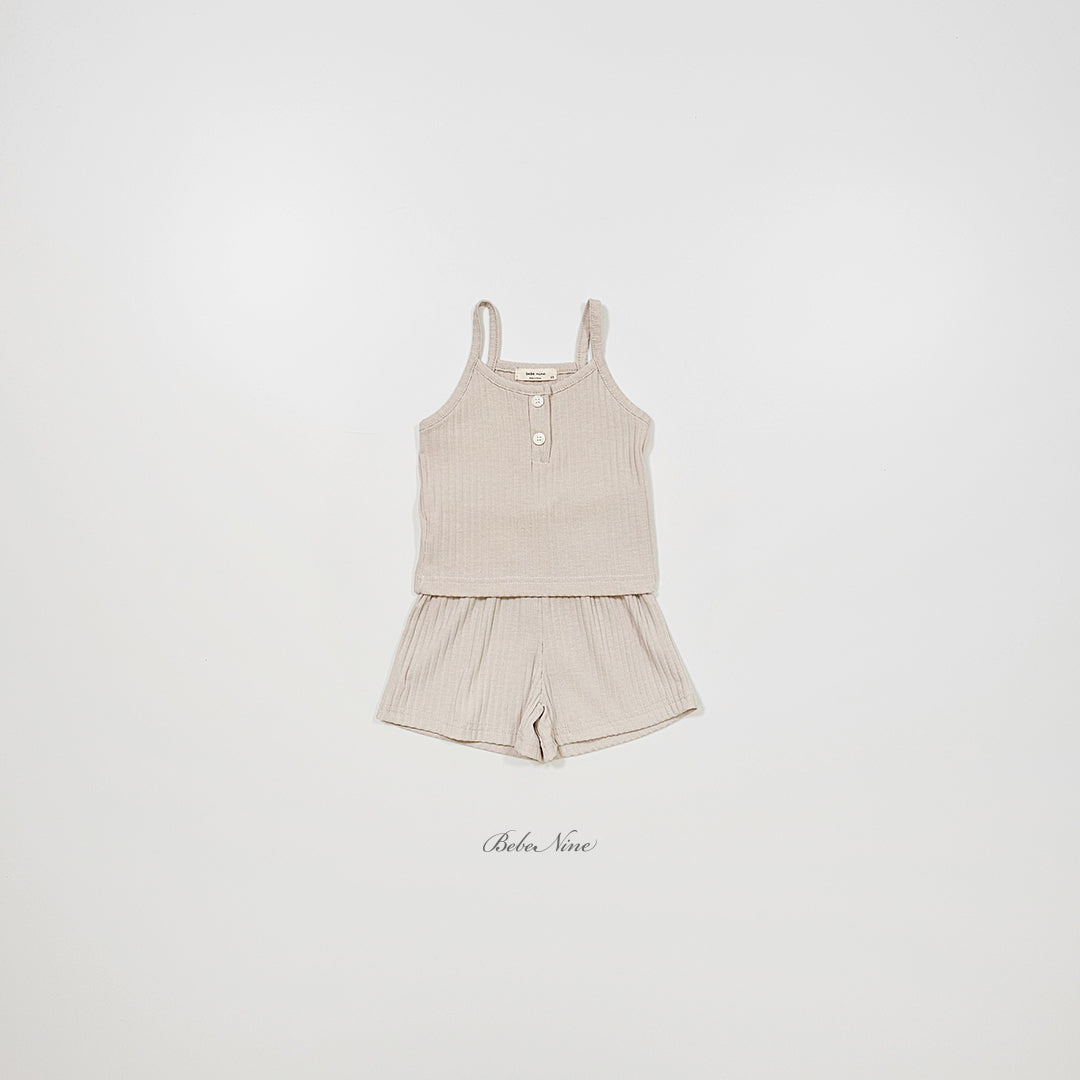 [PRE-ORDER] Ribbed Tank Top Bottom Set