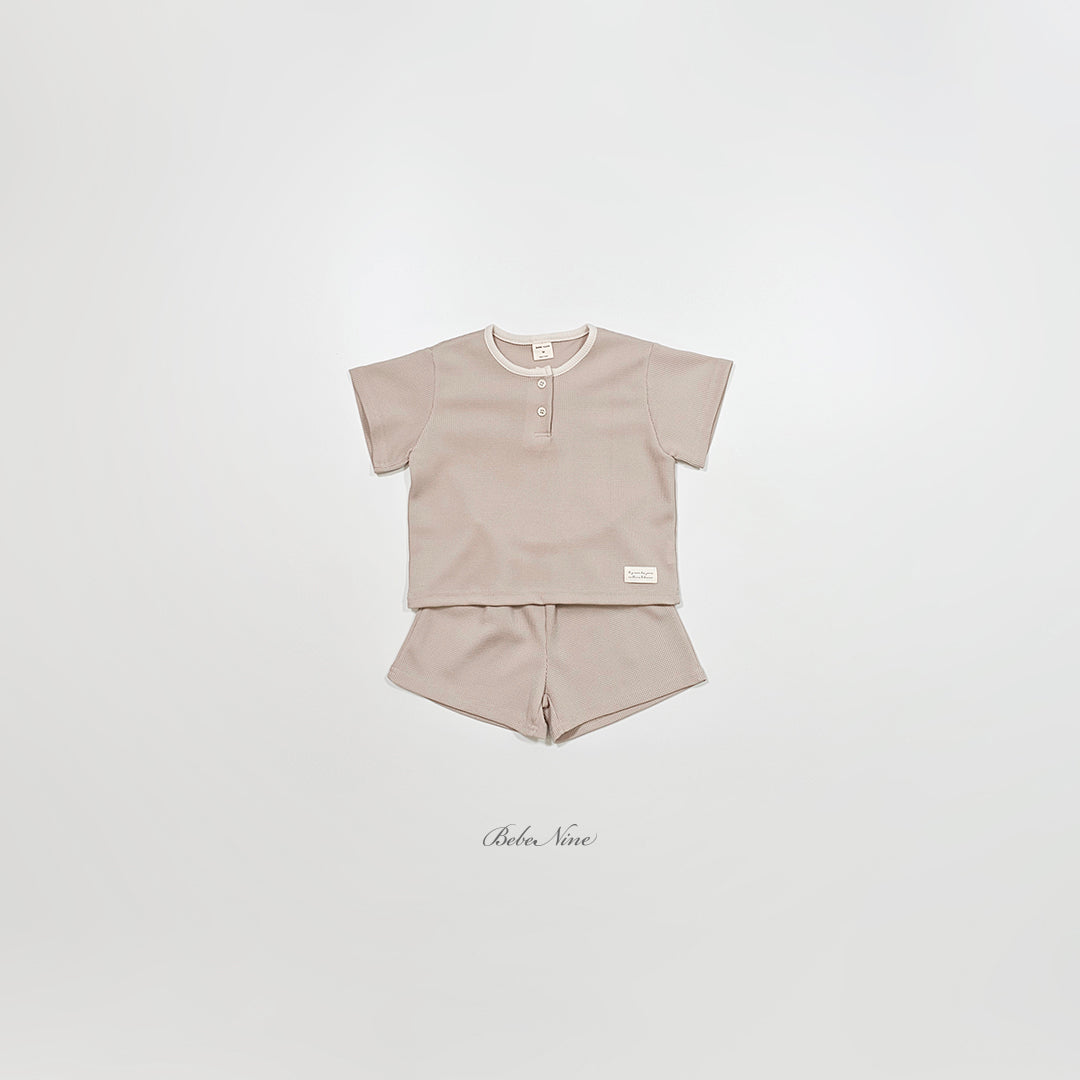 [PRE-ORDER] Carrie Waffle Top Bottom Set