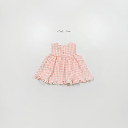 [PRE-ORDER] Check Frill Blouse