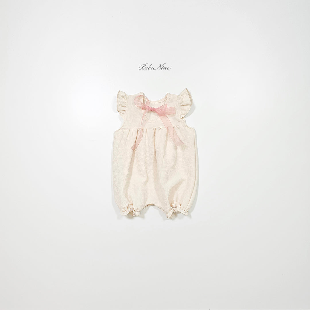 [PRE-ORDER] Petit Frill Ribbon Body Suit