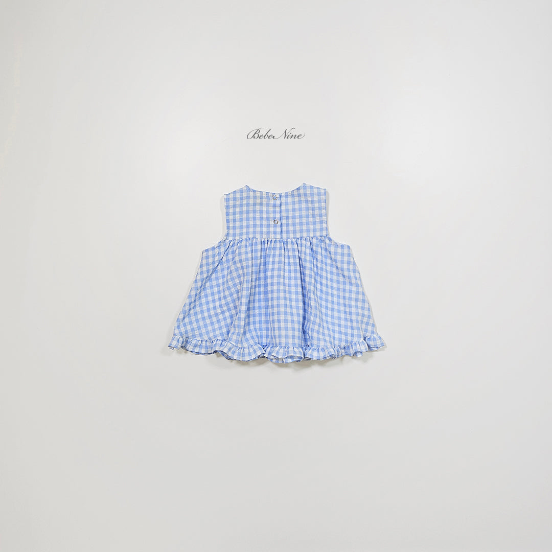 [PRE-ORDER] Check Frill Blouse