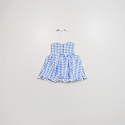 [PRE-ORDER] Check Frill Blouse