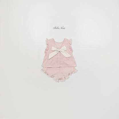 [PRE-ORDER] Romantic Ribbon Frill Set
