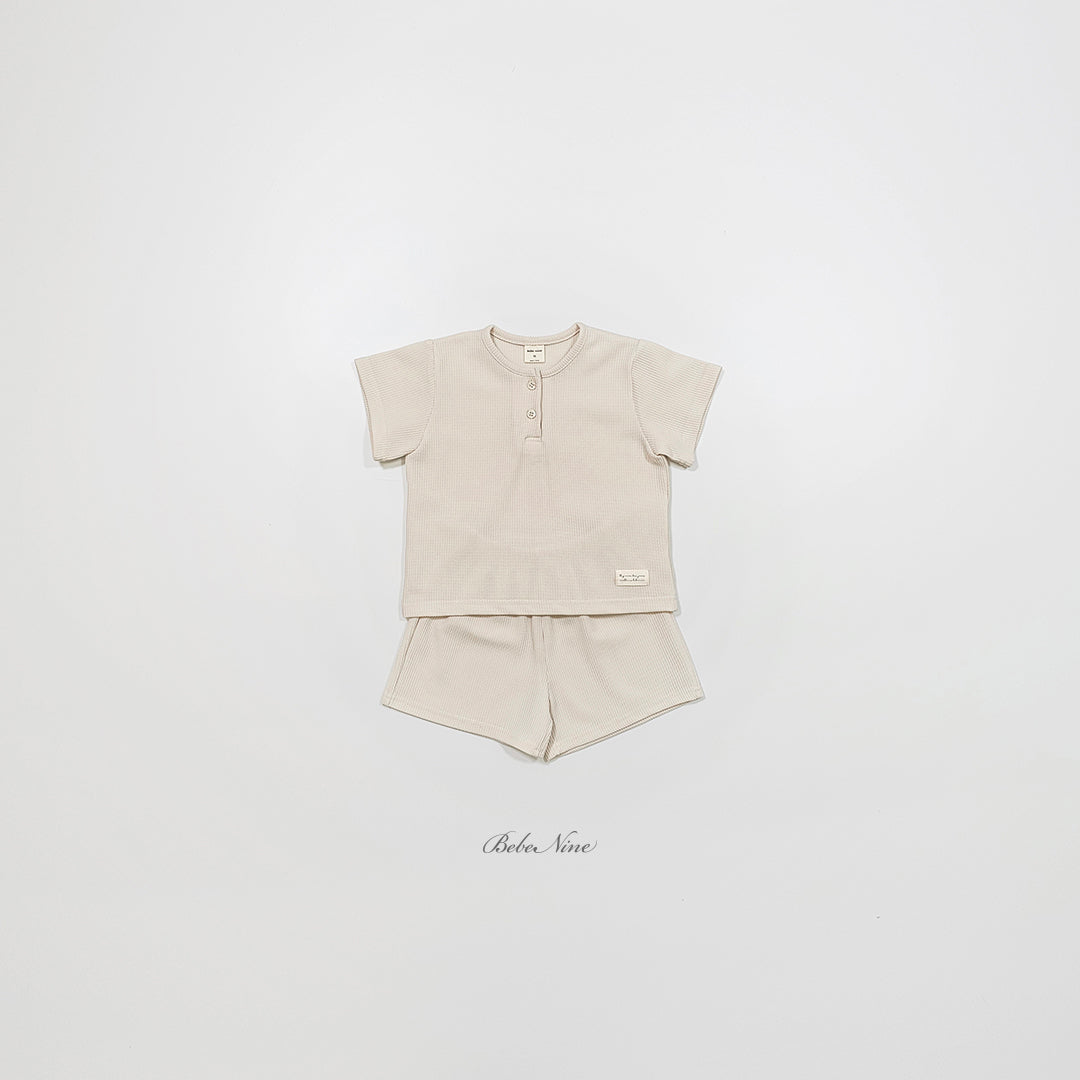 [PRE-ORDER] Carrie Waffle Top Bottom Set