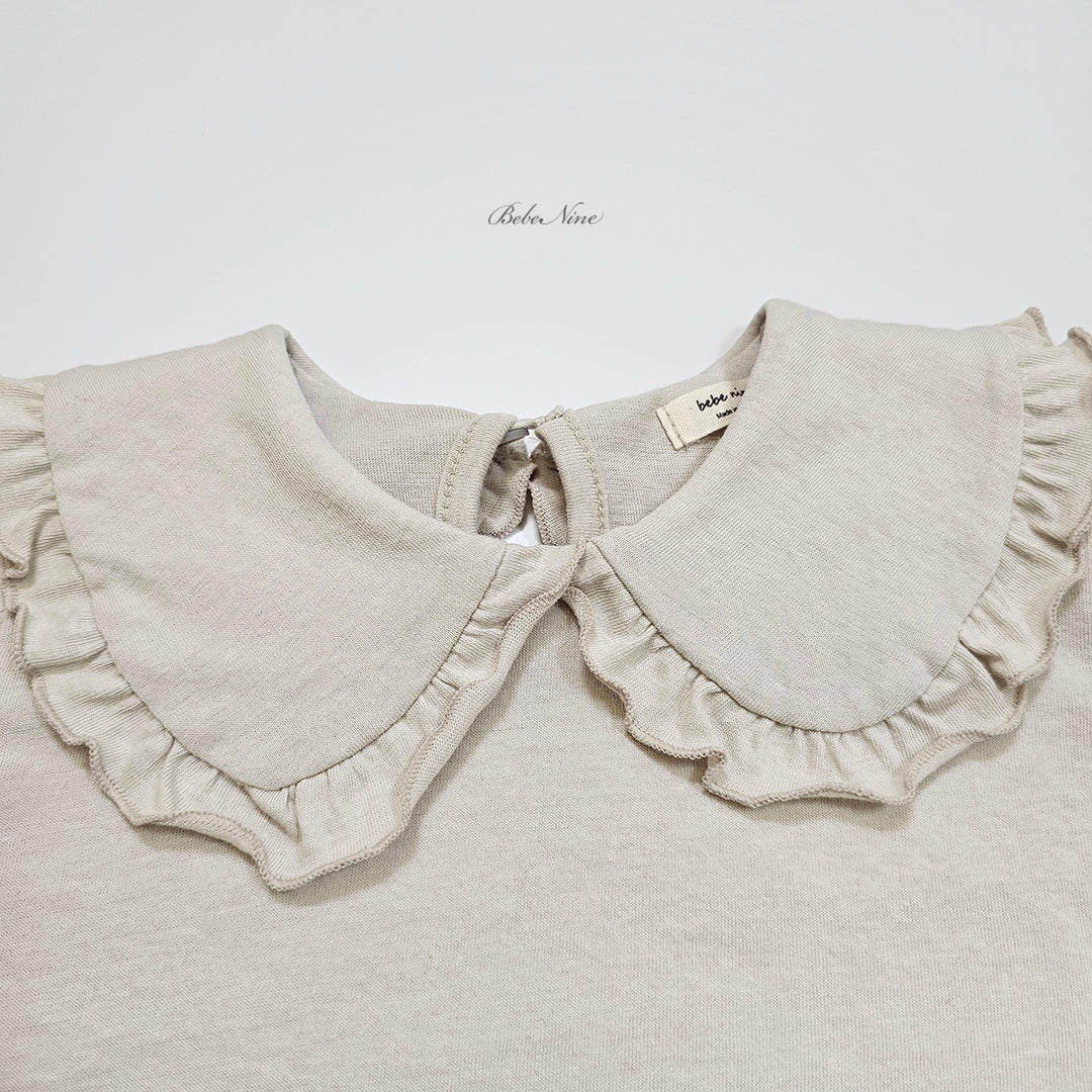 [PRE-ORDER] Frill Round Collar T-Shirts