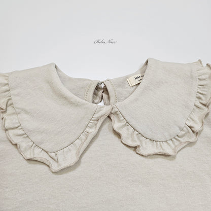 [PRE-ORDER] Frill Round Collar T-Shirts
