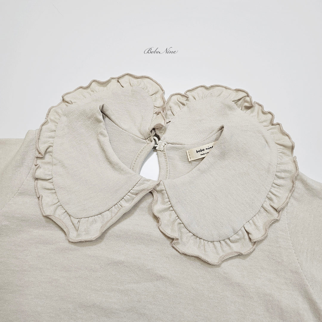 [PRE-ORDER] Frill Round Collar T-Shirts
