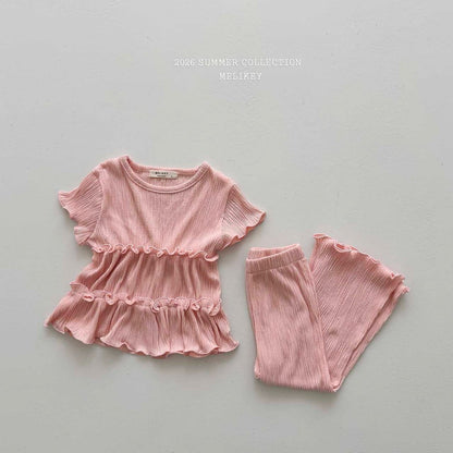 [PRE-ORDER] Can Can Pleats Top Bottom Set
