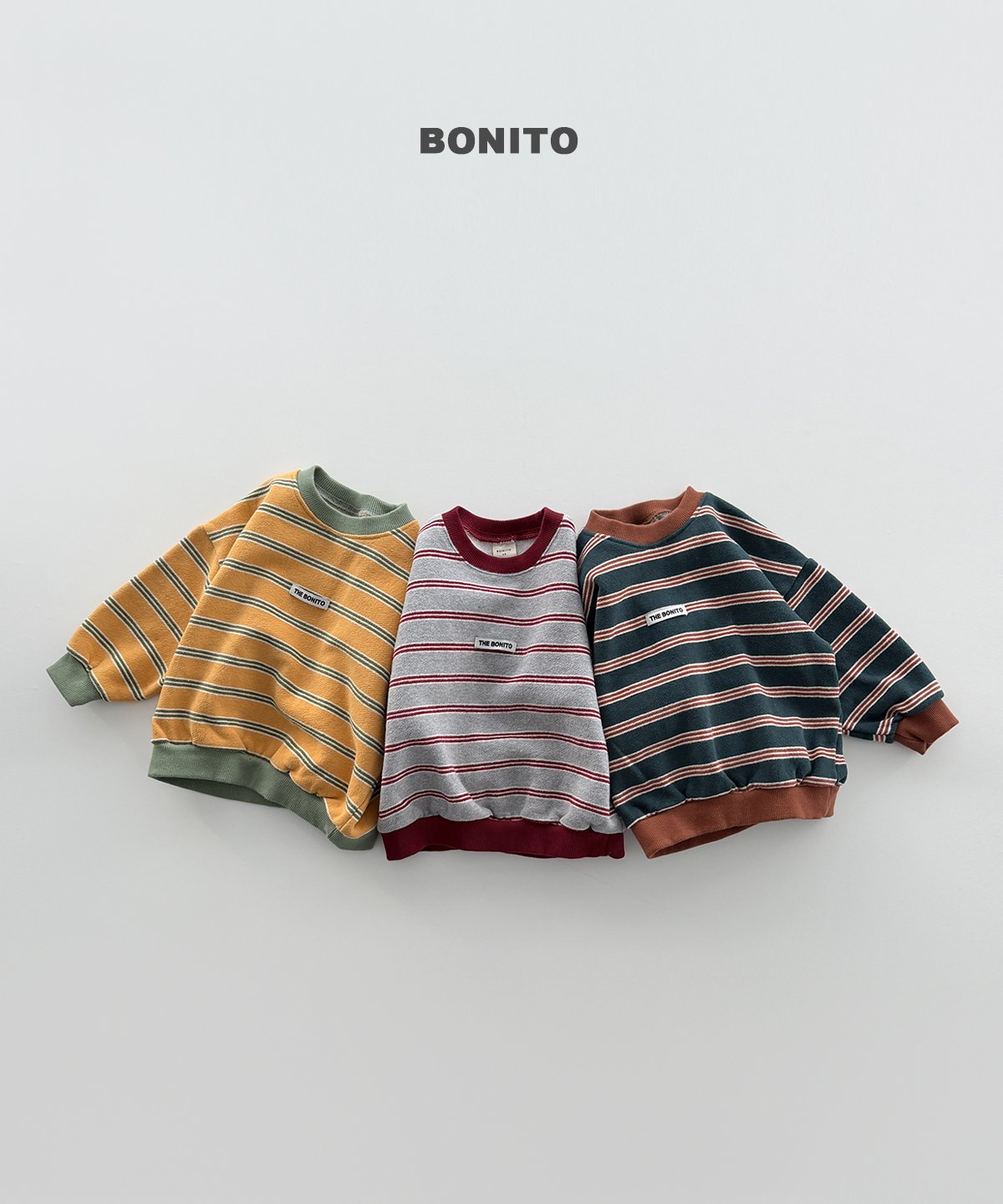 [PRE-ORDER] Monica Stripe Sweatshirts