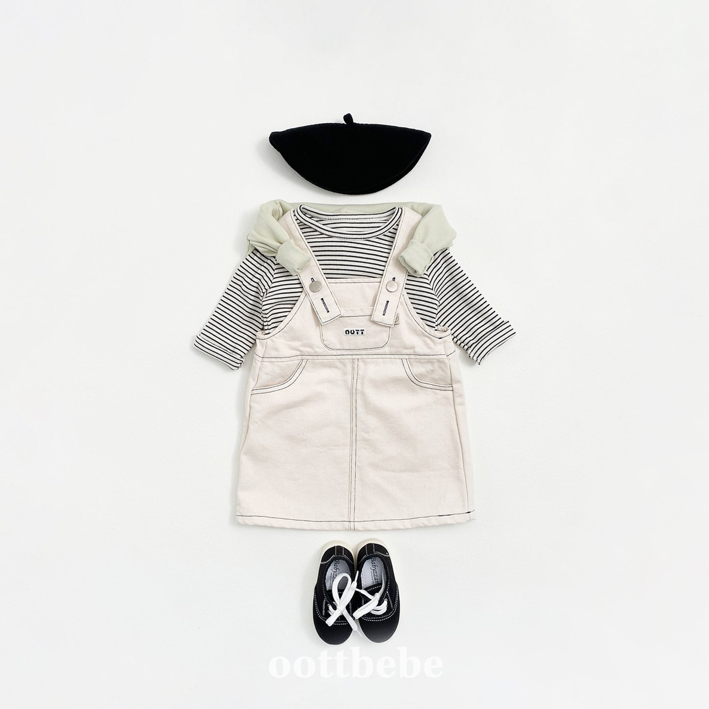 [PRE-ORDER] Denim Suspender Dress