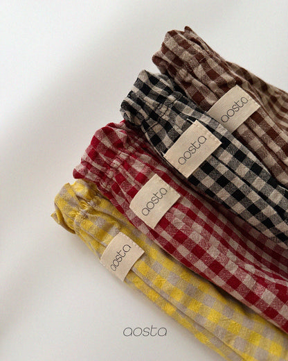 [PRE-ORDER] Caramel Check Pants