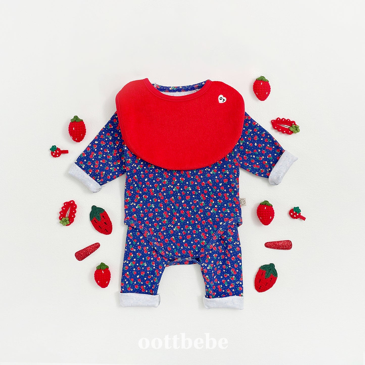 [PRE-ORDER] Strawberry Body Suit + Leggings Set