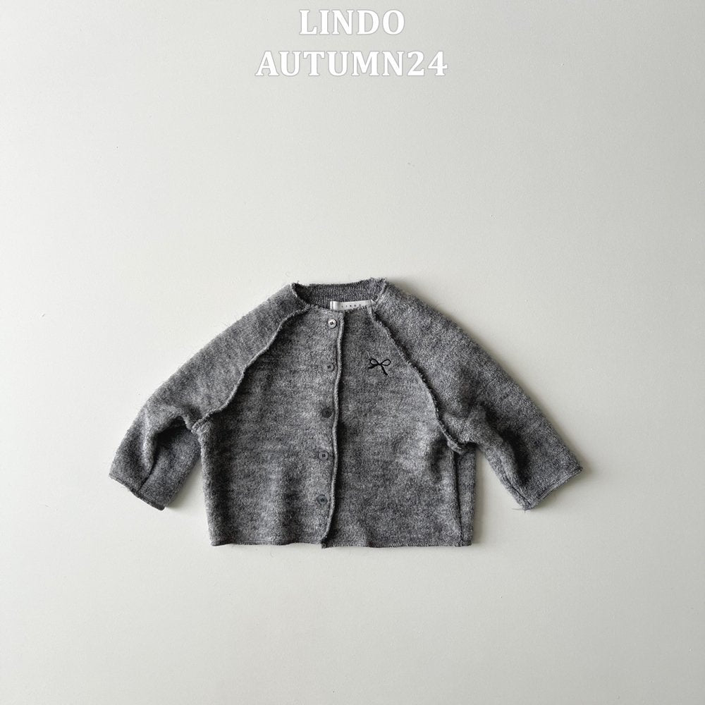 Mini Ribbon Cardigan [Pink/M(3-4yr)]
