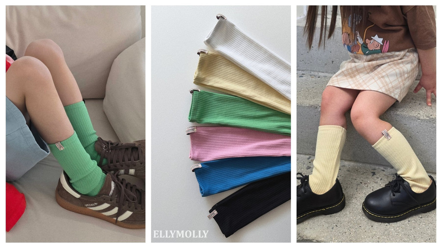 [PRE-ORDER] Color Ribbed Socks