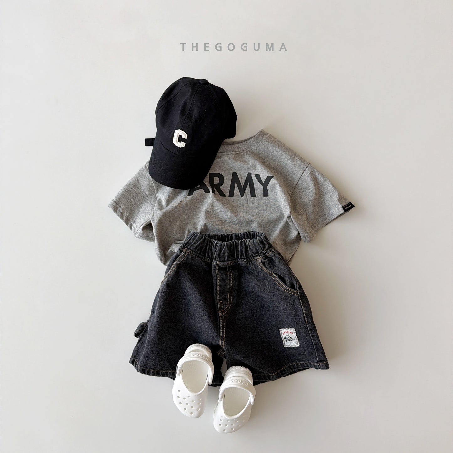 [PRE-ORDER] Wide Half Ring Denim Pants