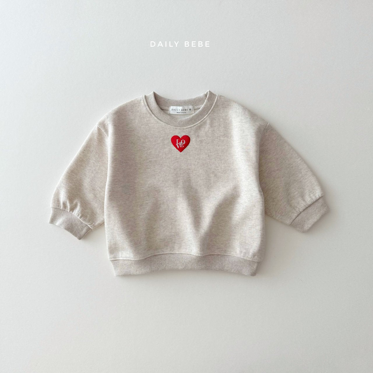 [PRE-ORDER] Love Embroidery Top Bottom Set